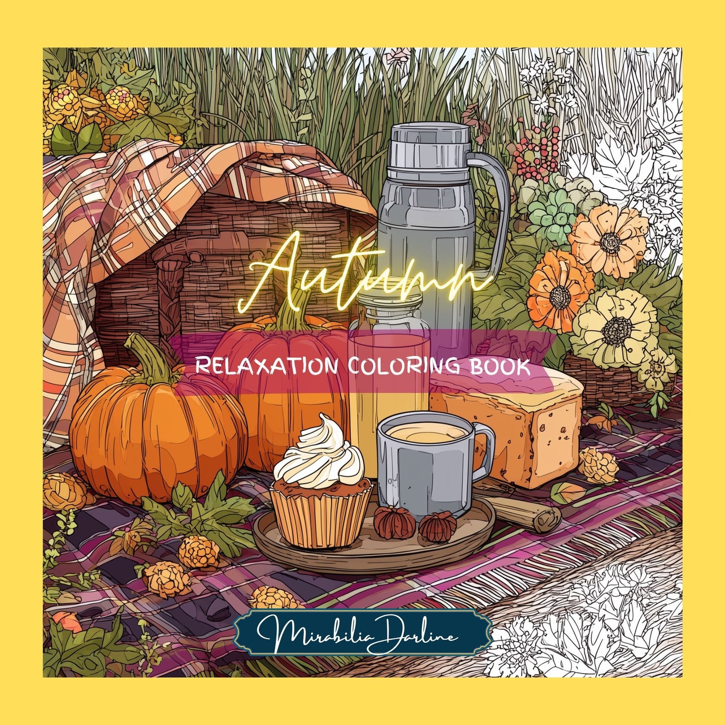 Autumn: Relaxation Coloring Book