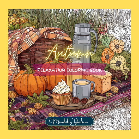 Autumn: Relaxation Coloring Book
