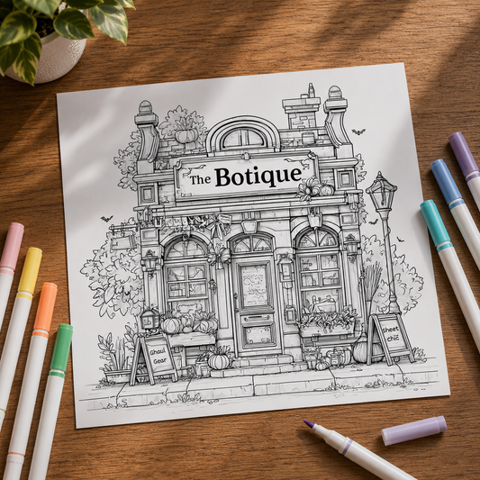 Color Me Boo: Relaxation Coloring Book
