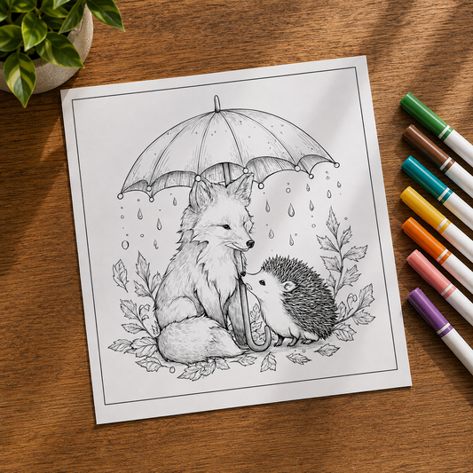 Autumn: Relaxation Coloring Book