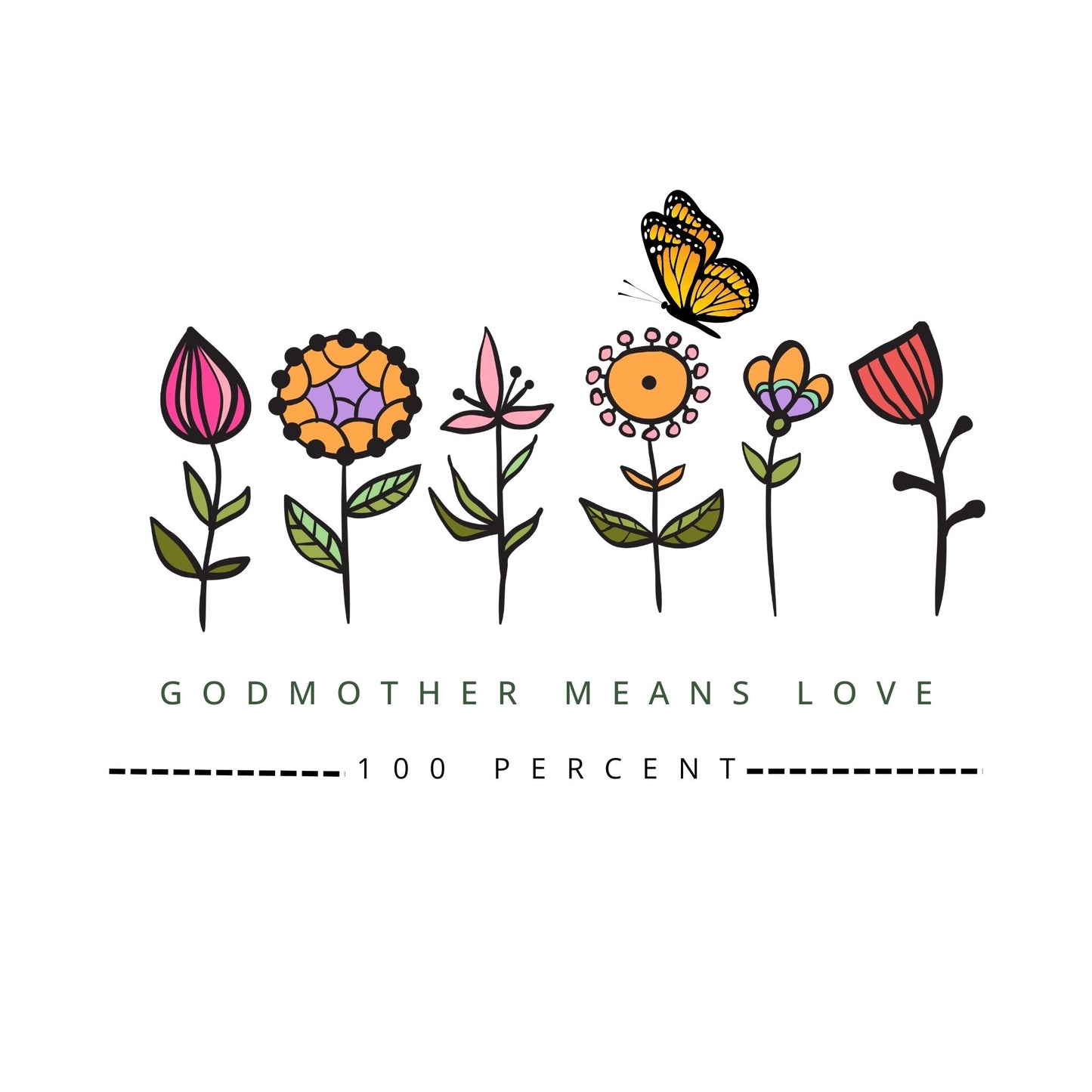 Godmother Means Love 100 Percent
